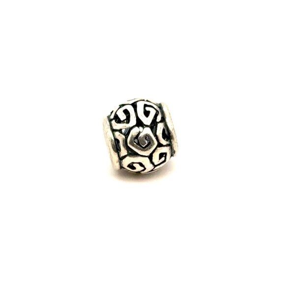 Pandora Scroll Round Charm - Picture 1 of 3